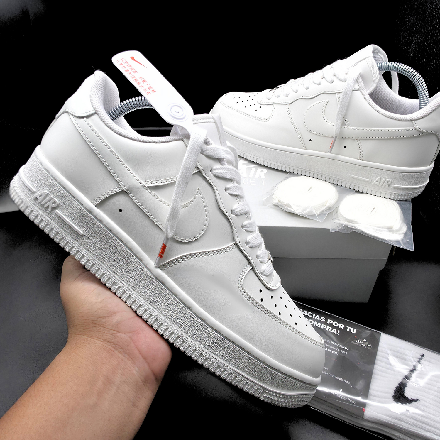 AIR FORCE ONE TRIPLE WHITE (CALIDAD TOP)